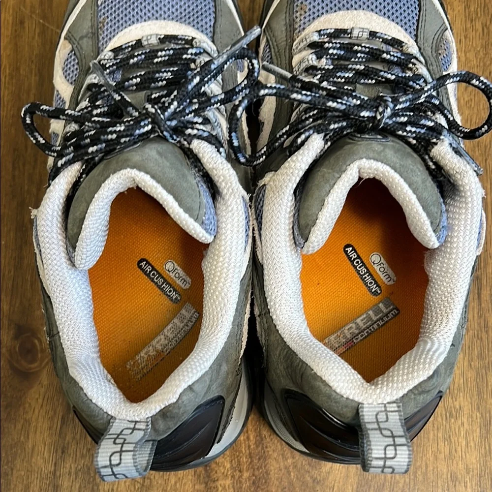 Merrell Women's Gray and Blue Trail Sneakers - Picture 10 of 17